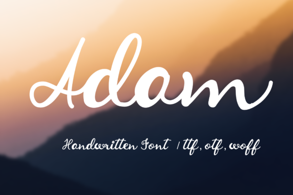 Adam: A Script Font with Timeless Charm