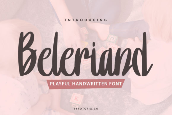 Beleriand: A Playful Handwritten Font for Digital Design