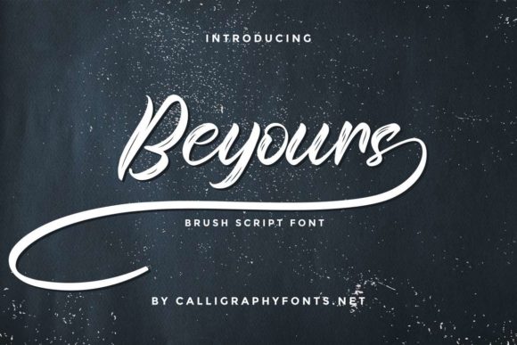 Beyours: A Handwritten Font for Thoughtful Editorial Design