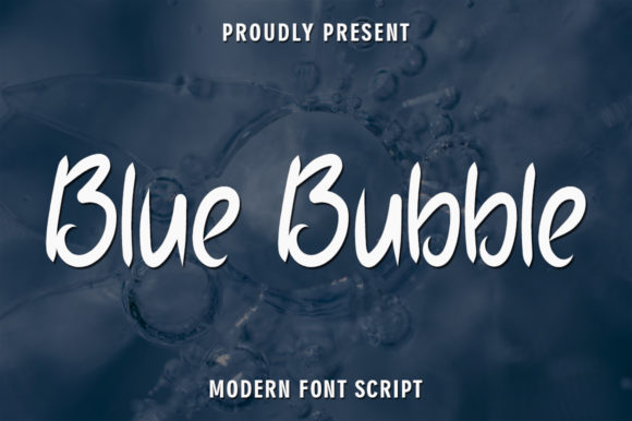 Blue Bubble: A Script Font That Elevates Your Brand’s Visual Story
