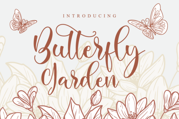 Butterfly Garden: A Script Font for Elegant Branding