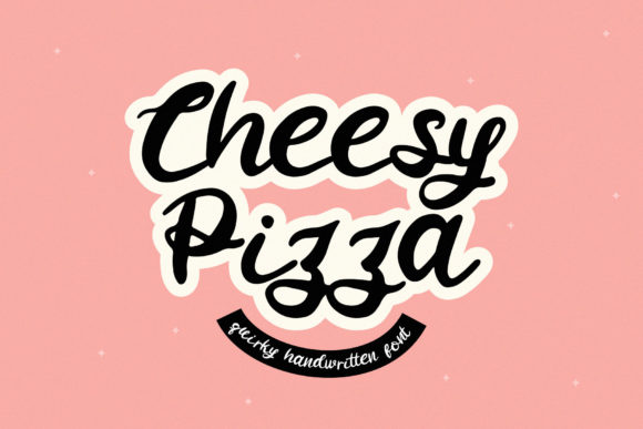 Cheesy Pizza Font for Branding and Design