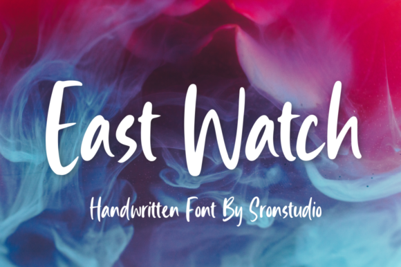 East Watch: A Handwritten Font That Elevates Your Web Designs