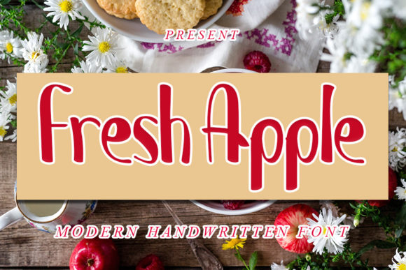 Fresh Apple: A Handwritten Font for Creative Branding