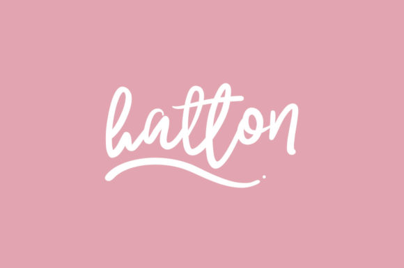 Hatton: A Handwritten Font for Editorial Elegance
