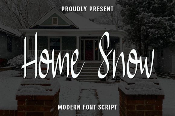 Home Snow: A Timeless Script Font for Editorial Design