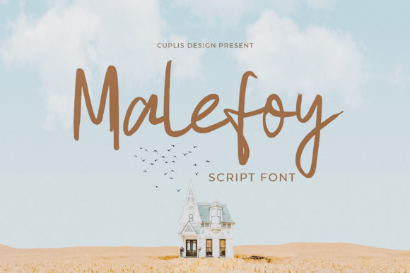 Malefoy: A Script Font for Dynamic Web Design