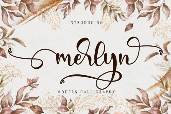 Merlyn: A Romantic Script Font for Elegant Branding