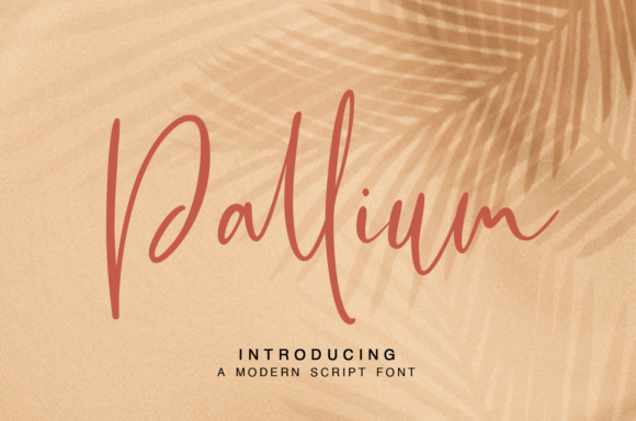 Pallium: The Handwritten Font That Elevates Your Brand