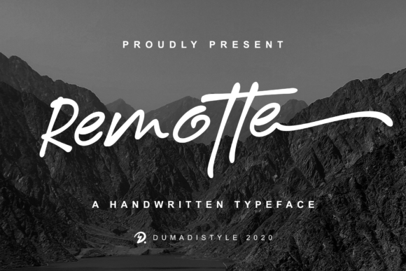 Remotte: A Handwritten Font for Digital Design