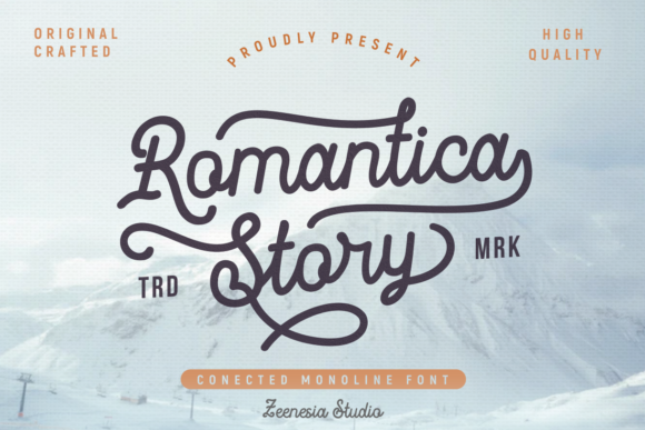 Romantica Story: A Font for Captivating Digital Campaigns