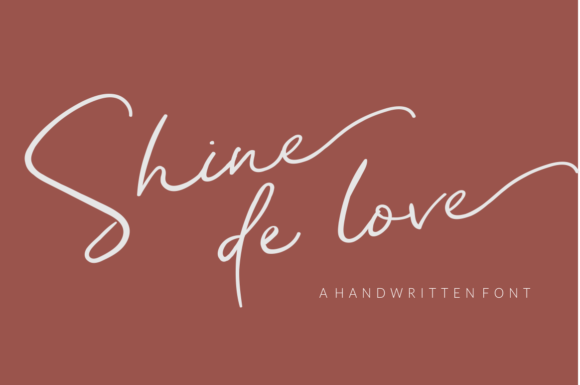 Shine De Love: A Font for Emotional Campaigns