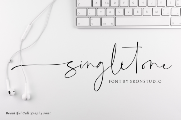 Singletone Font for Handmade Creations