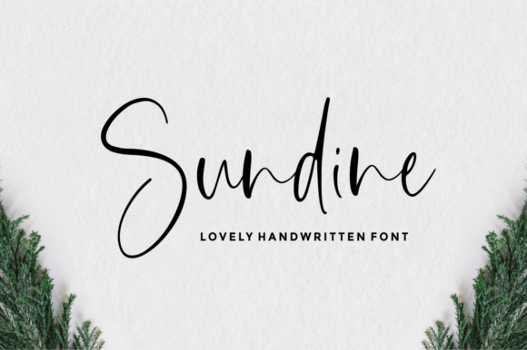 Sundine: A Handwritten Font for Captivating Campaigns