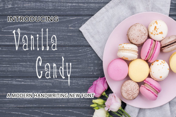 Vanilla Candy: A Delicate Script Font for Web Design