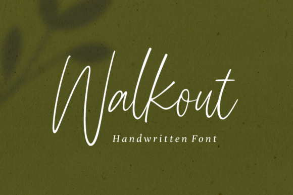 Walkout: A Handwritten Font That Elevates Your Campaigns