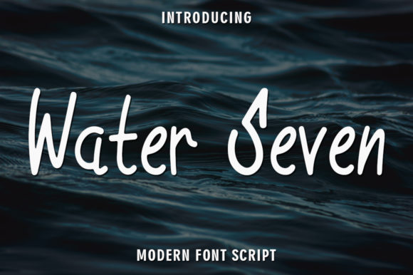 Water Seven: A Script Font That Adds Charm to Every Project